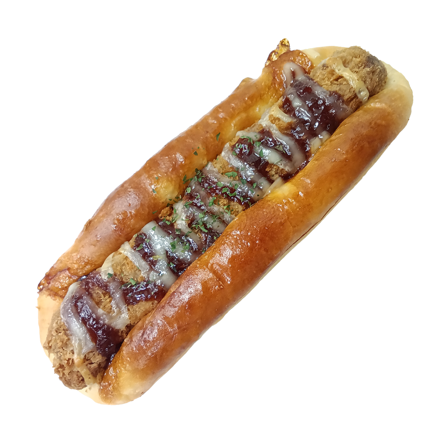 キャベツメンチカツドッグ